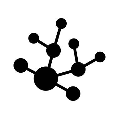 Kolayca değiştirilebilen ya da düzenlenebilen Atomlar İzole Vektör simgesi