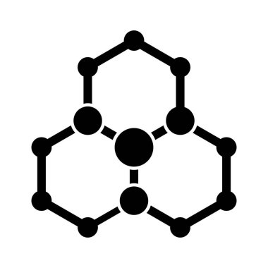Kolayca değiştirilebilen ya da düzenlenebilen Atom İzole Vektör simgesi