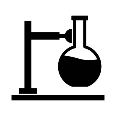 Kimyasal şişe izole edilmiş vektör simgesi kolayca değiştirilebilir ya da düzenlenebilir