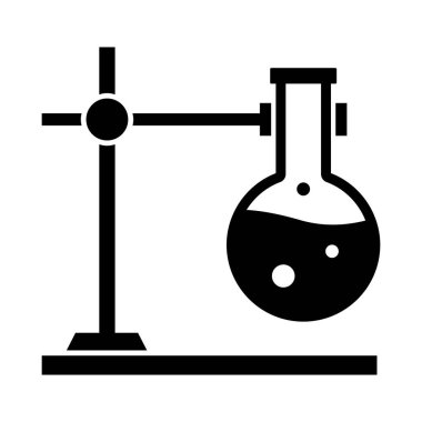 Kimyasal şişe izole edilmiş vektör simgesi kolayca değiştirilebilir ya da düzenlenebilir