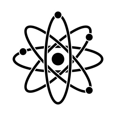 Kimyasal atom izole edilmiş Vektör simgesi kolayca değiştirilebilir ya da düzenlenebilir