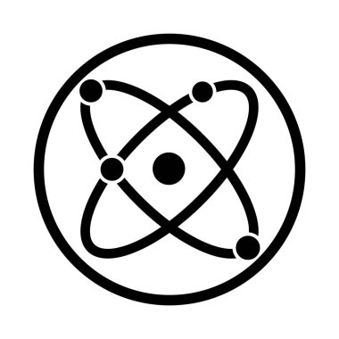 Nötron formülü izole edilmiş vektör simgesi kolayca değiştirilebilir ya da düzenlenebilir