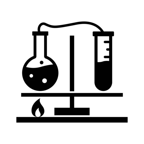 Laboratorio Química Icono Vector Aislado Que Puede Modificar Editar Fácilmente — Vector de stock