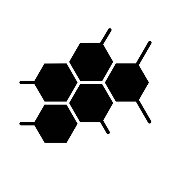Struktura Molekuly Izolovaná Ikona Vektoru Kterou Lze Snadno Upravit Nebo — Stockový vektor