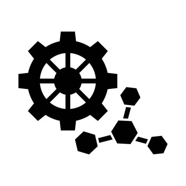 Isoliertes Atom Vektor Symbol Das Leicht Geändert Oder Bearbeitet Werden — Stockvektor