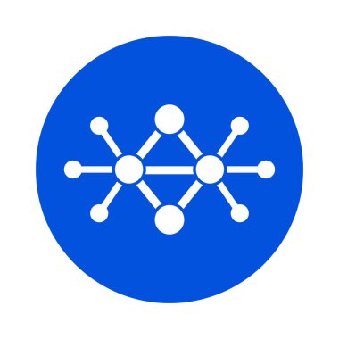 Kimyasal genler izole edilmiş Vektör simgesi kolayca değiştirilebilir ya da düzenlenebilir