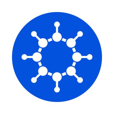 Kolayca değiştirilebilen ya da düzenlenebilen Atomlar İzole Vektör simgesi