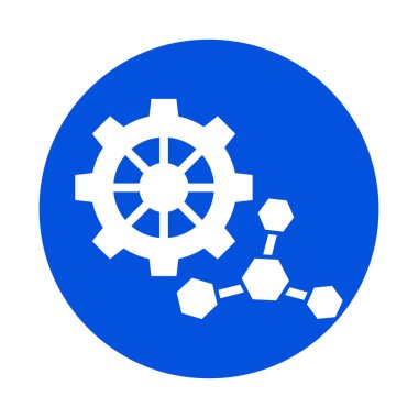 Kolayca değiştirilebilen ya da düzenlenebilen Atom İzole Vektör simgesi