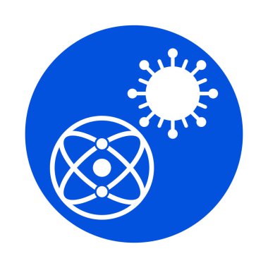 Kolayca değiştirilebilen veya düzenlenebilen Virüs İzole Vektör simgesi