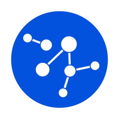 Kolayca değiştirilebilir ya da düzenlenebilir elektron bağlantısı izole edilmiş Vektör simgesi