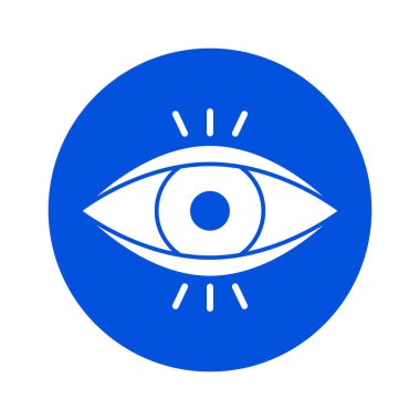 Göz organı izole edilmiş vektör simgesi kolayca değiştirilebilir ya da düzenlenebilir