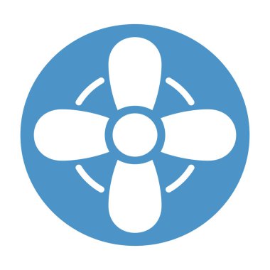 Rüzgâr jeneratörü izole edilmiş vektör simgesi kolayca değiştirilebilir ya da düzenlenebilir