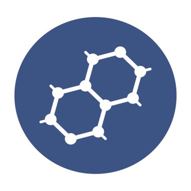Kolayca değiştirilebilen ya da düzenlenebilen Atomlar İzole Vektör simgesi