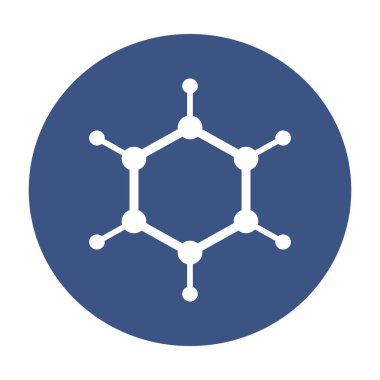 Kimyasal atom izole edilmiş Vektör simgesi kolayca değiştirilebilir ya da düzenlenebilir
