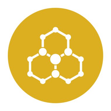 Kolayca değiştirilebilen ya da düzenlenebilen Atom İzole Vektör simgesi