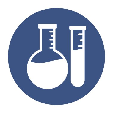 Beaker izole edilmiş vektör simgesi kolayca değiştirilebilir ya da düzenlenebilir