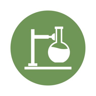 Kimyasal şişe izole edilmiş vektör simgesi kolayca değiştirilebilir ya da düzenlenebilir