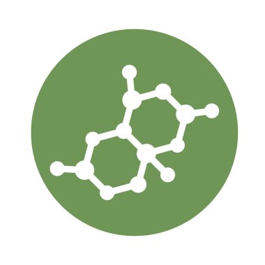 Kimyasal atom izole edilmiş Vektör simgesi kolayca değiştirilebilir ya da düzenlenebilir