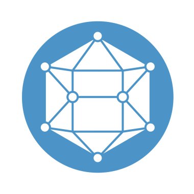 Kolayca değiştirilebilen ya da düzenlenebilen elektron izole edilmiş Vektör simgesi