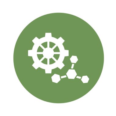 Kolayca değiştirilebilen ya da düzenlenebilen Atom İzole Vektör simgesi