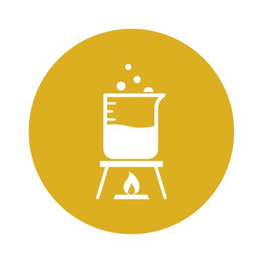 Kolayca değiştirilebilen ya da düzenlenebilen izole edilmiş vektör simgesi test ediliyor