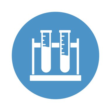 Kolayca değiştirilebilen ya da düzenlenebilen tüpler izole edilmiş vektör simgesi test ediliyor