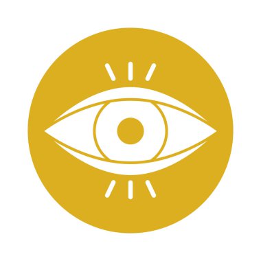 Göz organı izole edilmiş vektör simgesi kolayca değiştirilebilir ya da düzenlenebilir