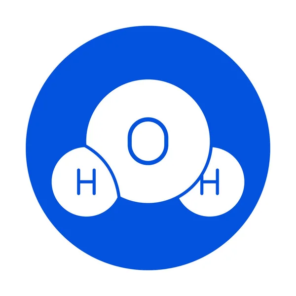 Formula Acqua Isolato Icona Vettoriale Che Può Essere Facilmente Modificata — Vettoriale Stock