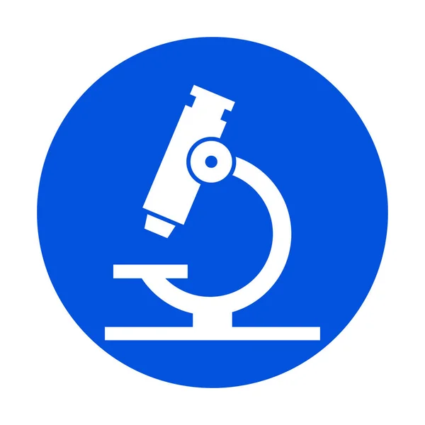 Microscopio Laboratorio Icono Vector Aislado Que Puede Modificar Editar Fácilmente — Vector de stock