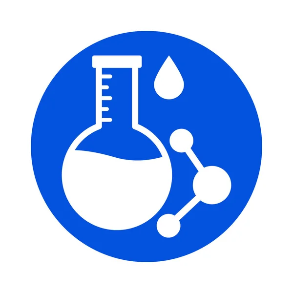 Beaker Izole Edilmiş Vektör Simgesi Kolayca Değiştirilebilir Düzenlenebilir — Stok Vektör
