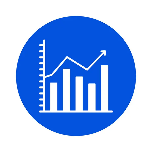 Analytics Icono Vector Aislado Que Puede Modificar Editar Fácilmente — Vector de stock