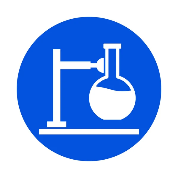 Chemical Flask Isolated Vector Icon Can Easily Modified Edited — Stock Vector