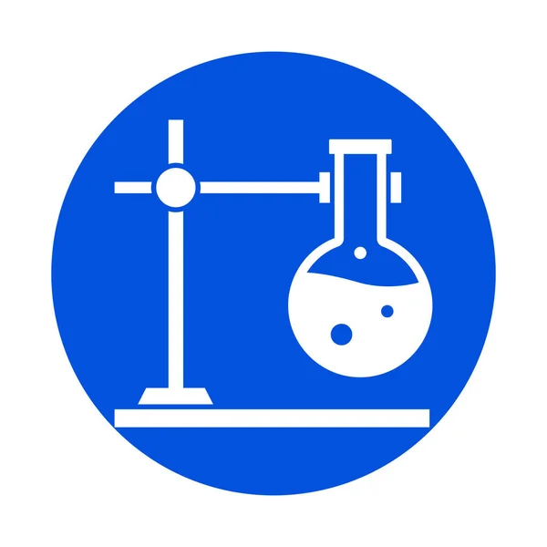 Хімічна Колба Ізольована Векторна Піктограма Яку Можна Легко Змінити Або — стоковий вектор