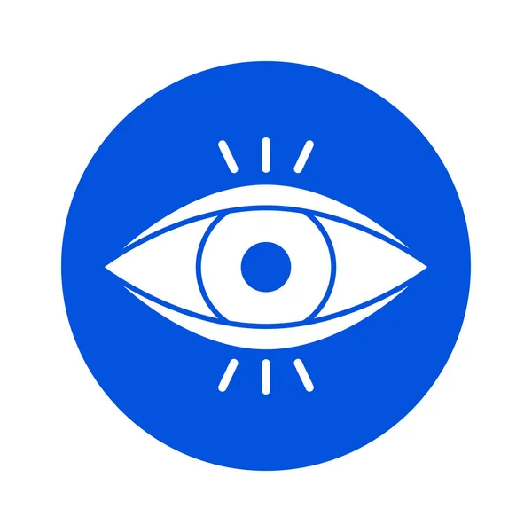 Eye Organ Isolated Vector Icon Can Easily Modified Edited — Stock Vector