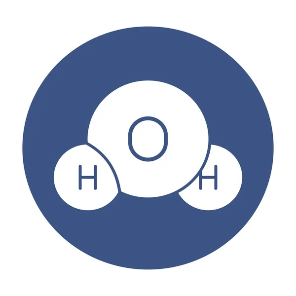 Formula Acqua Isolato Icona Vettoriale Che Può Essere Facilmente Modificata — Vettoriale Stock