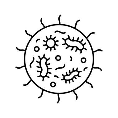Kolayca değiştirilebilen ya da düzenlenebilen sperm izole edilmiş vektör simgesi