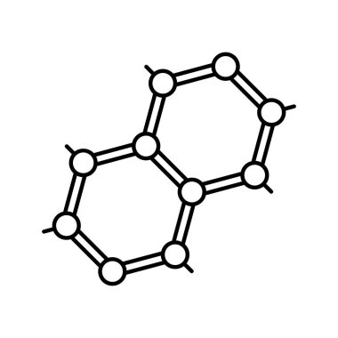Kolayca değiştirilebilen ya da düzenlenebilen Atomlar İzole Vektör simgesi