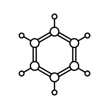 Kimyasal atom izole edilmiş Vektör simgesi kolayca değiştirilebilir ya da düzenlenebilir