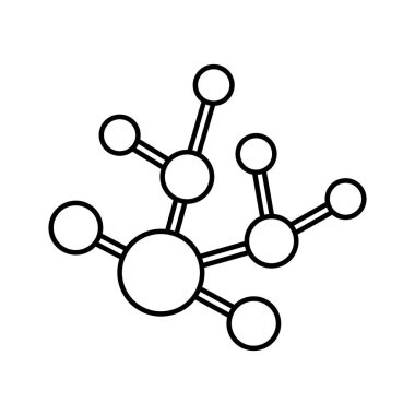 Kolayca değiştirilebilen ya da düzenlenebilen Atomlar İzole Vektör simgesi