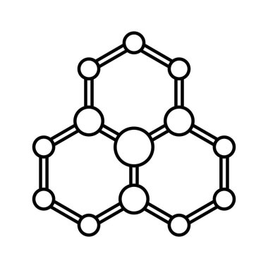 Kolayca değiştirilebilen ya da düzenlenebilen Atom İzole Vektör simgesi