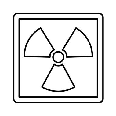 Biyolojik tehlike izole edilmiş Vektör simgesi kolayca değiştirilebilir ya da düzenlenebilir