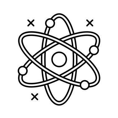 Kolayca değiştirilebilir ya da düzenlenebilir elektron bağlantısı izole edilmiş Vektör simgesi