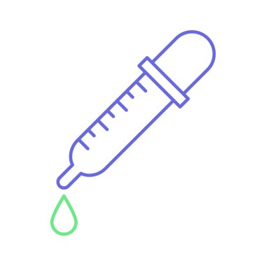 Test düşürücü izole edilmiş vektör simgesi kolayca değiştirilebilir ya da düzenlenebilir