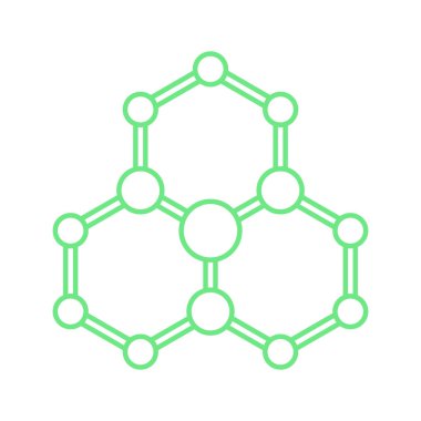Kolayca değiştirilebilen ya da düzenlenebilen Atom İzole Vektör simgesi
