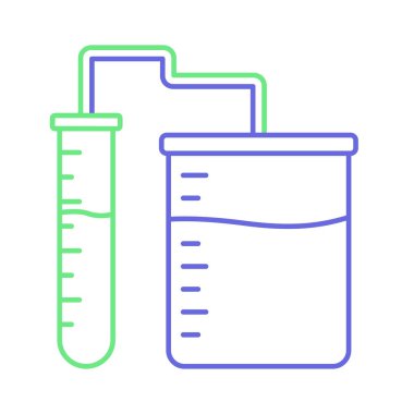Kimyasal şişe izole edilmiş vektör simgesi kolayca değiştirilebilir ya da düzenlenebilir