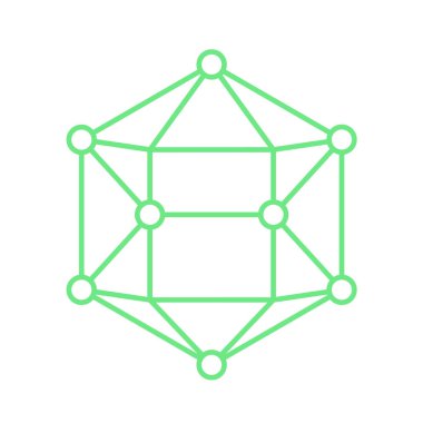 Kolayca değiştirilebilen ya da düzenlenebilen elektron izole edilmiş Vektör simgesi