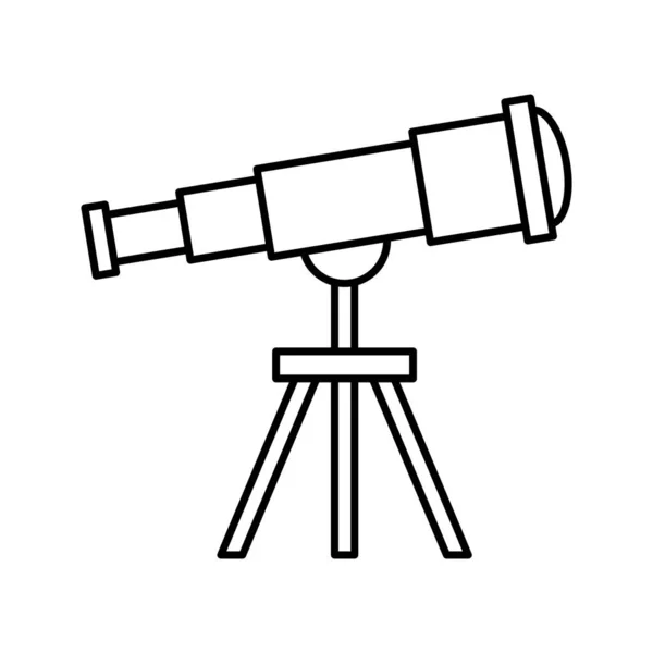 Spionteleskop Isolerad Vektorikon Som Enkelt Kan Modifieras Eller Redigeras — Stock vektor