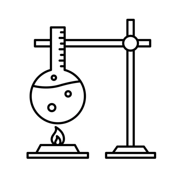 Prueba Laboratorio Icono Vector Aislado Que Puede Modificar Editar Fácilmente — Archivo Imágenes Vectoriales