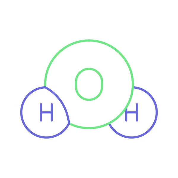 Waterformule Geïsoleerd Vectorpictogram Dat Eenvoudig Kan Worden Gewijzigd Bewerkt — Stockvector