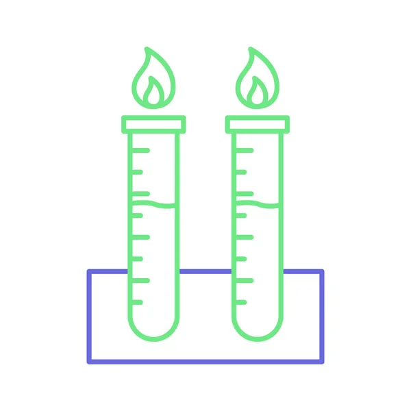 Prueba Laboratorio Aislado Vector Icono Que Puede Modificar Editar Fácilmente — Vector de stock